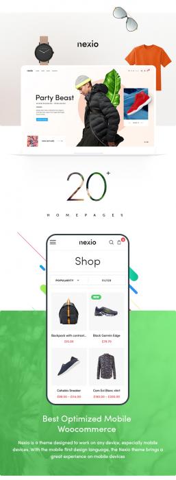 图片[1]-WordPress主题Nexio v1.0.7 时尚服装WooCommerce商店主题-淘源码网